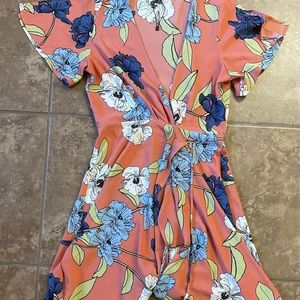 Papermoon Floral Wrap Dress